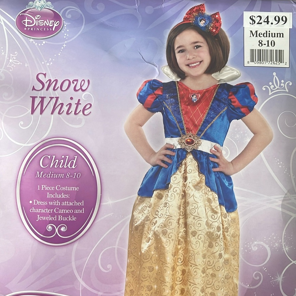 Disney: Snow White Children’s Costume! New!